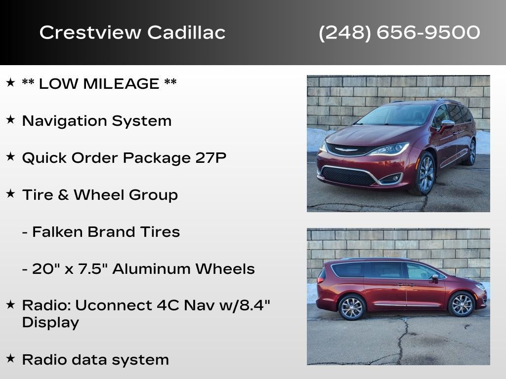 Used 2019 Chrysler Pacifica Limited w/ Tire & Wheel Group image 6