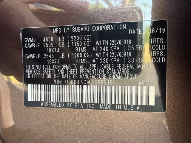 Used 2019 Subaru Outback 3.6R Limited AWD/4WD image 48