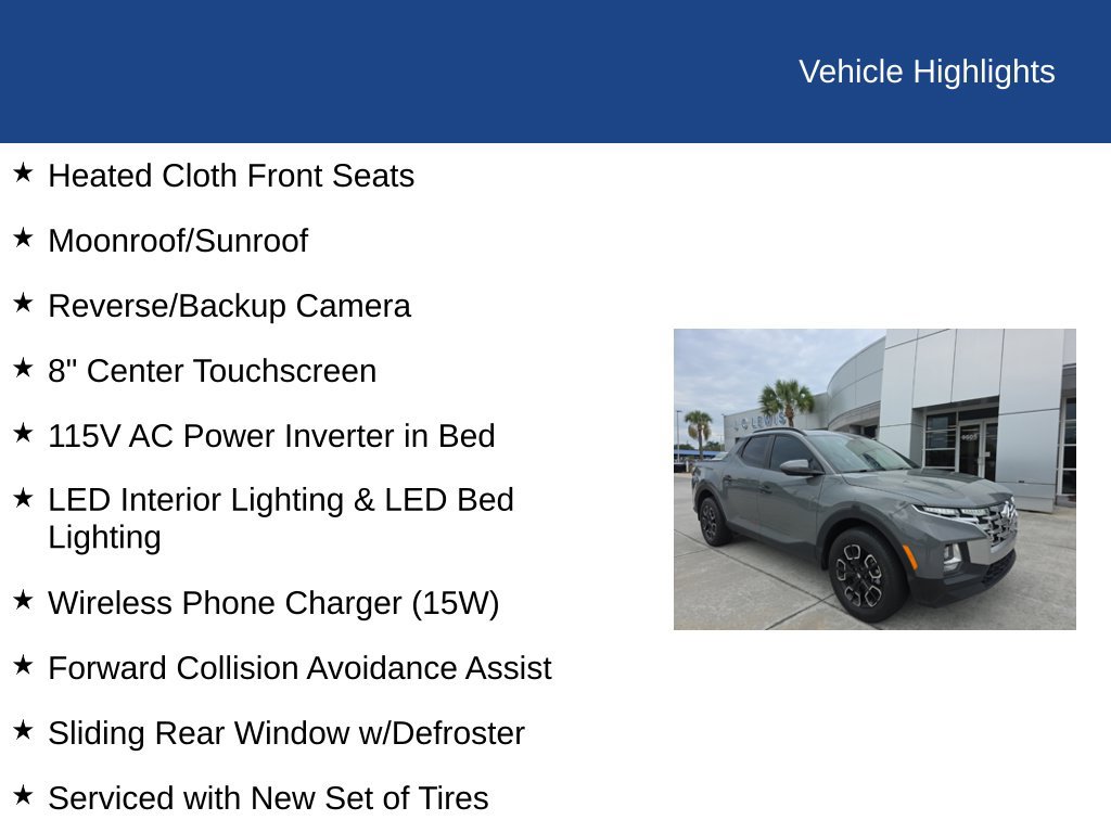 Used 2023 Hyundai Santa Cruz SEL w/ Activity Package AWD/4WD image 23