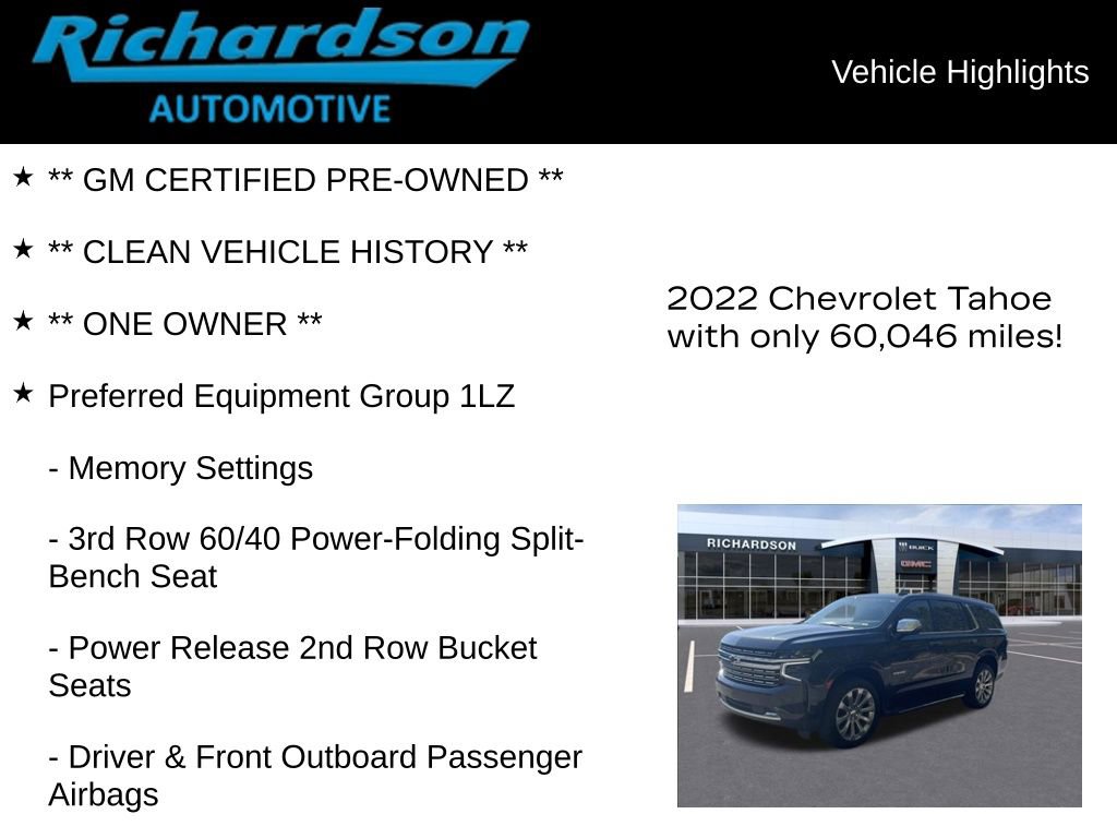 Certified 2022 Chevrolet Tahoe Premier image 12