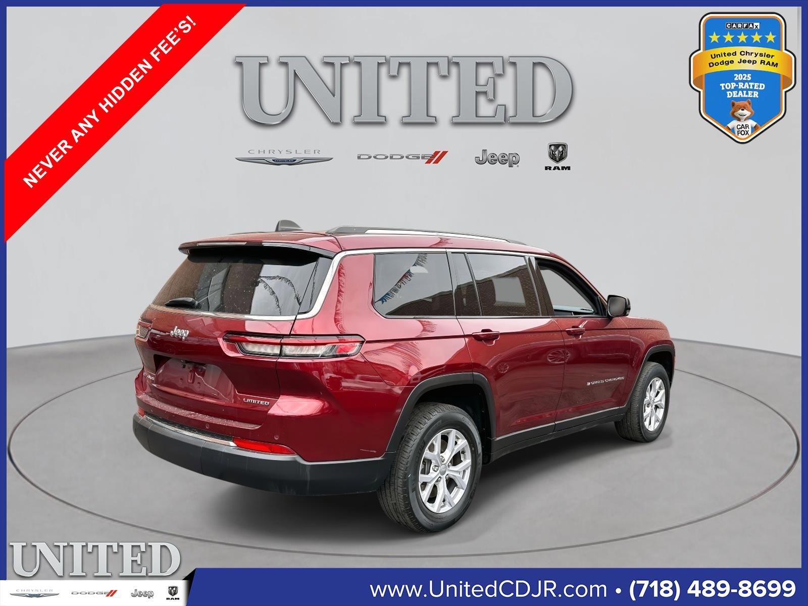 Used 2022 Jeep Grand Cherokee L Limited AWD/4WD image 3