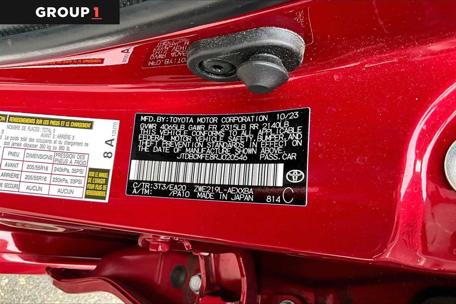 Certified 2024 Toyota Corolla XLE image 37