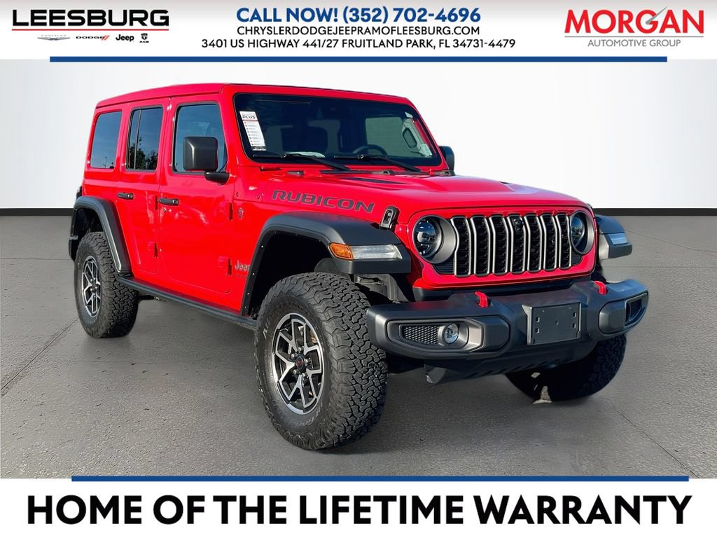 Certified 2025 Jeep Wrangler Unlimited Rubicon w/ Safety Group