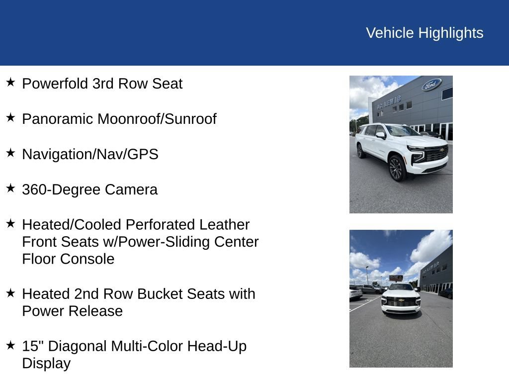 Used 2025 Chevrolet Suburban High Country RWD image 24
