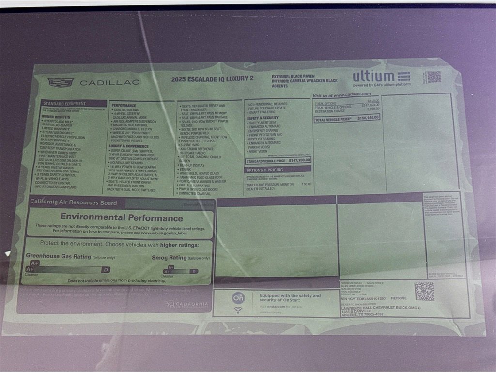 New 2025 Cadillac Escalade IQ Luxury 2 image 20