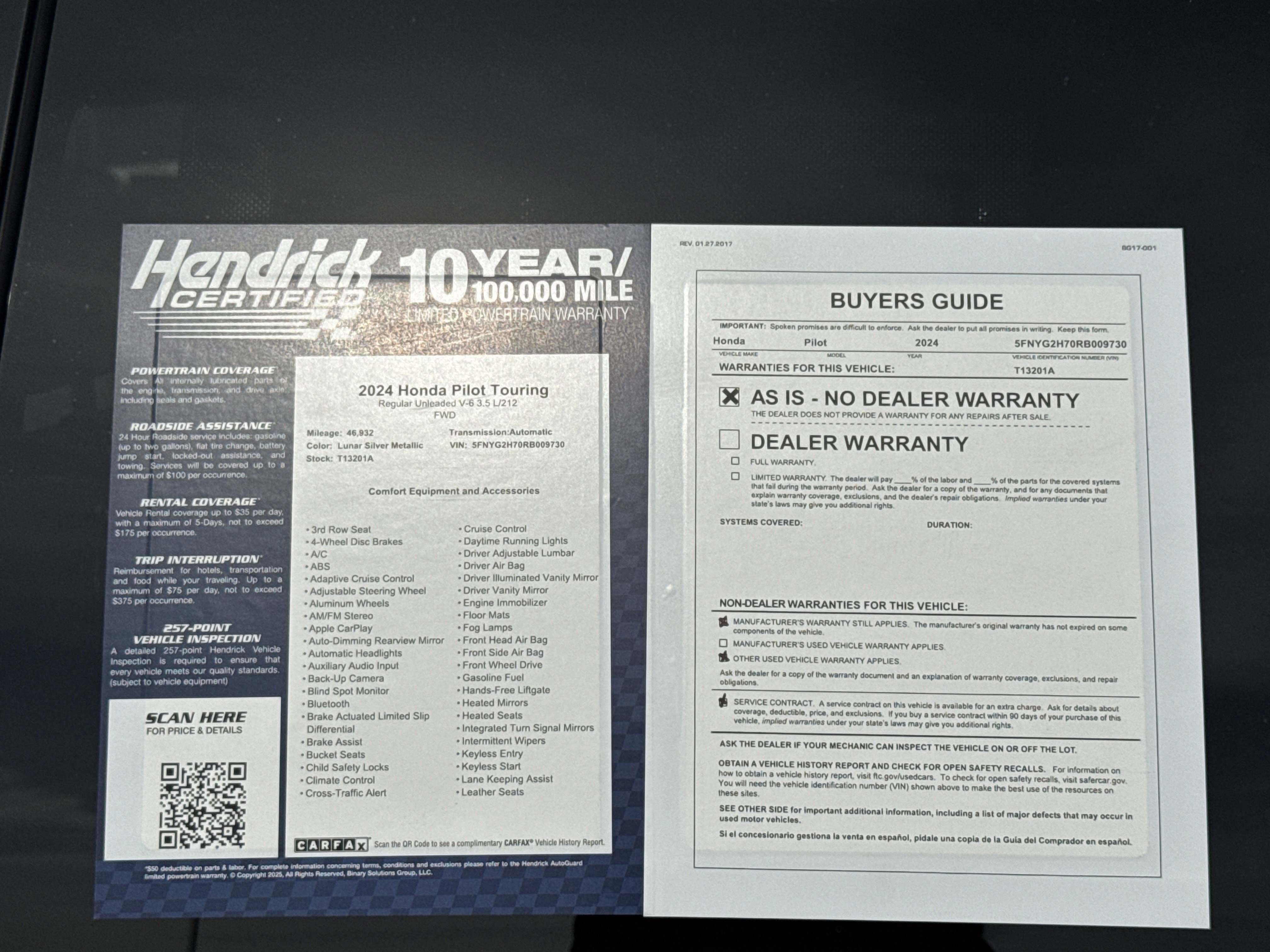 Used 2024 Honda Pilot Touring image 39