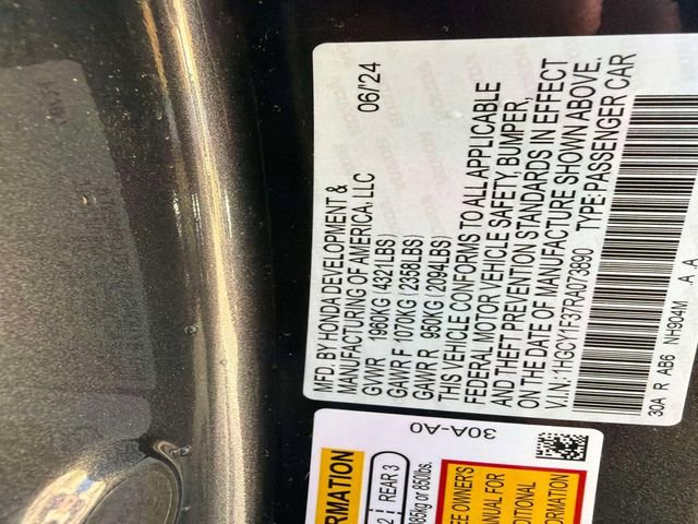 Used 2024 Honda Accord EX image 36