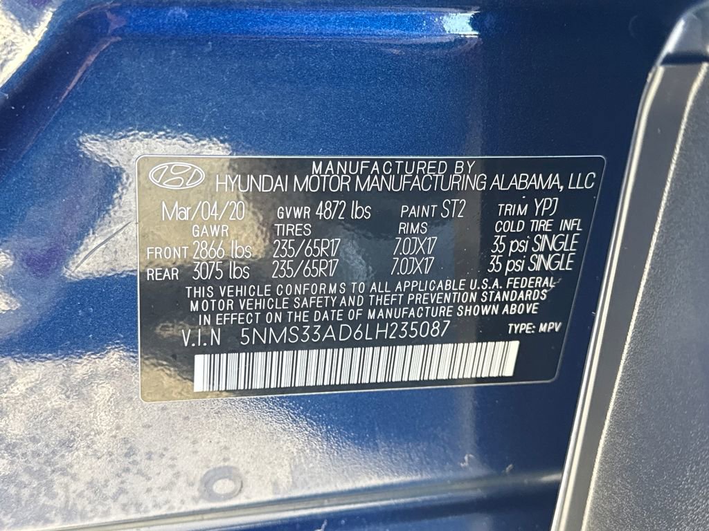 Used 2020 Hyundai Santa Fe SEL FWD image 31