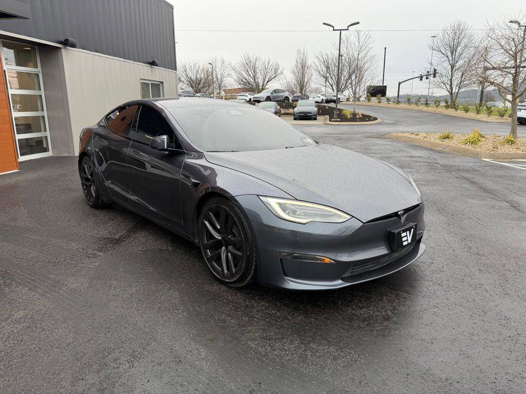 Used 2021 Tesla Model S Plaid AWD/4WD image 3