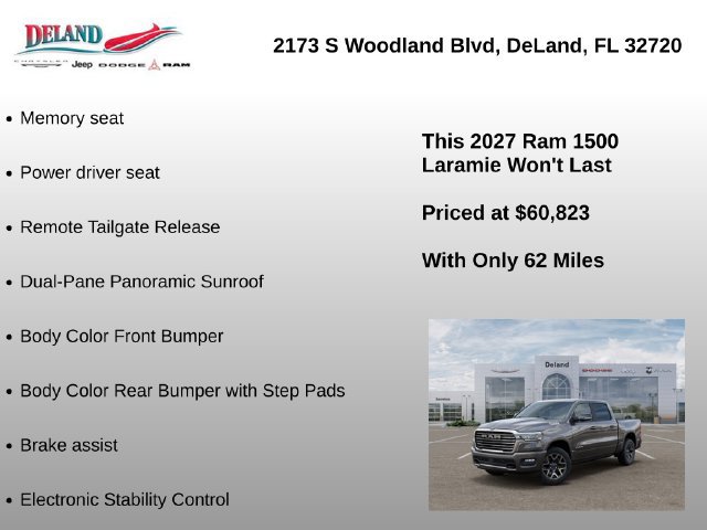 New 2027 RAM 1500 Laramie w/ Laramie Southwest Edition AWD/4WD image 29