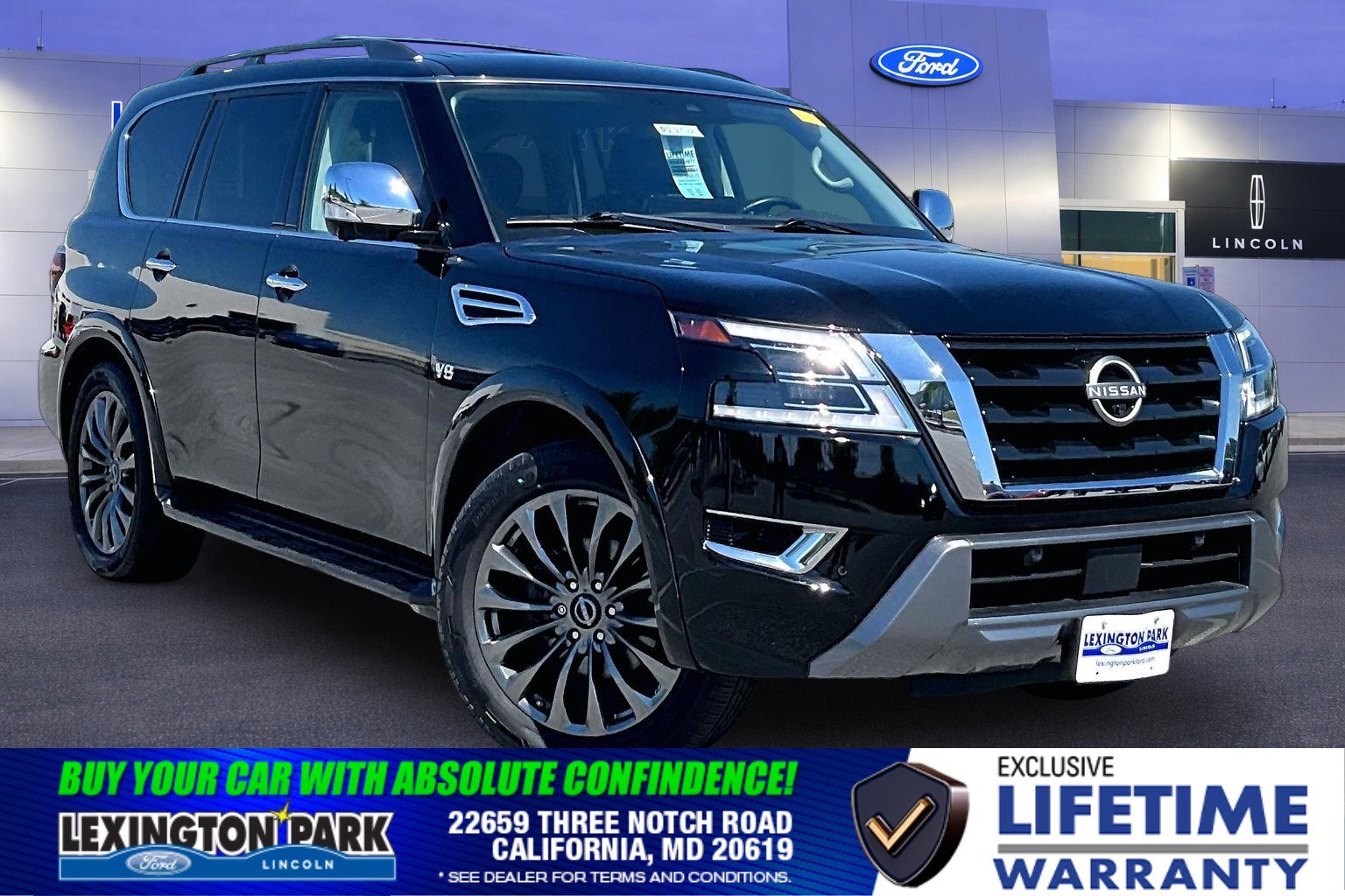 Used 2021 Nissan Armada Platinum w/ Captain's Chairs Package