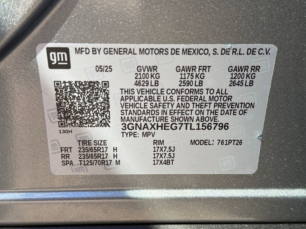 New 2026 Chevrolet Equinox LT w/ Convenience Package II FWD image 26