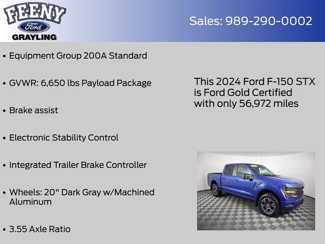 Used 2024 Ford F150 STX w/ Mobile Office Package AWD/4WD image 9