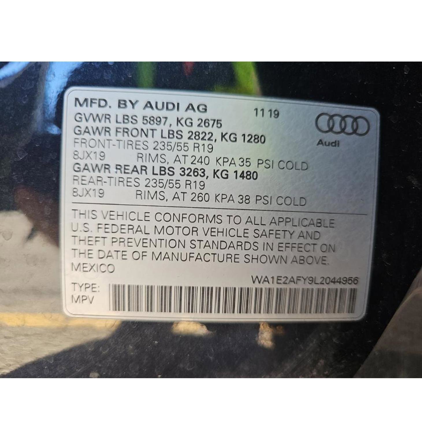 Used 2020 Audi Q5 e Premium Plus w/ Premium Plus Package image 6