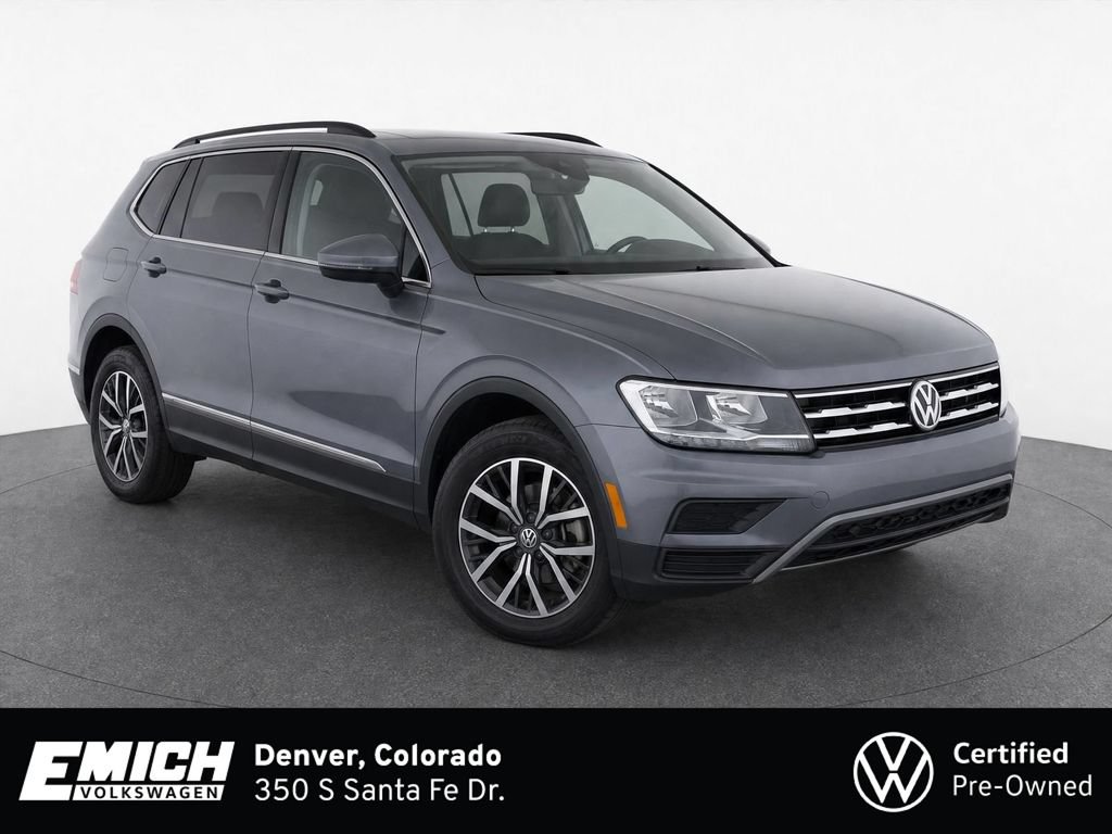 Certified 2020 Volkswagen Tiguan SE w/ Panoramic Sunroof Package AWD/4WD image 1