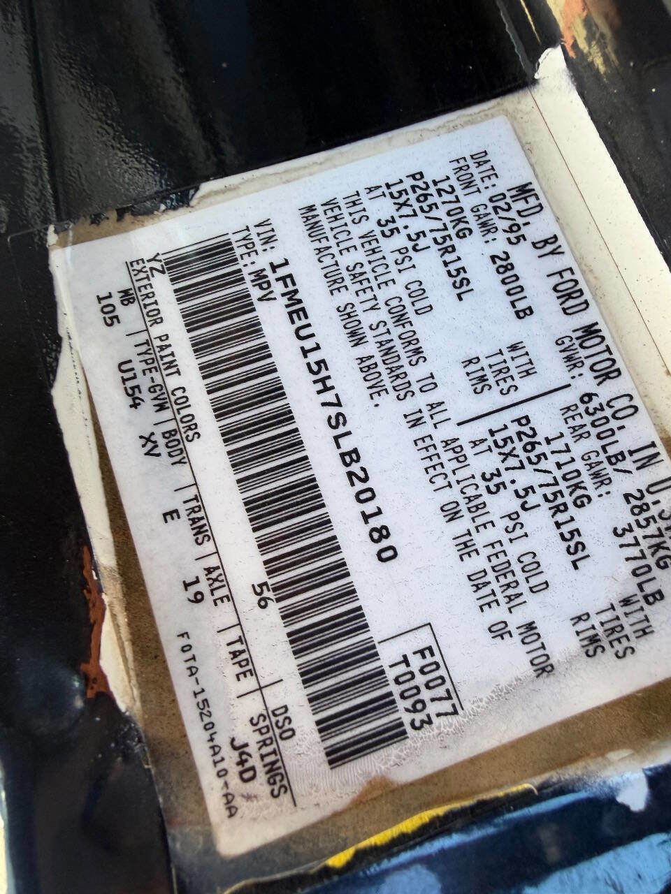 Used 1995 Ford Bronco XLT image 25