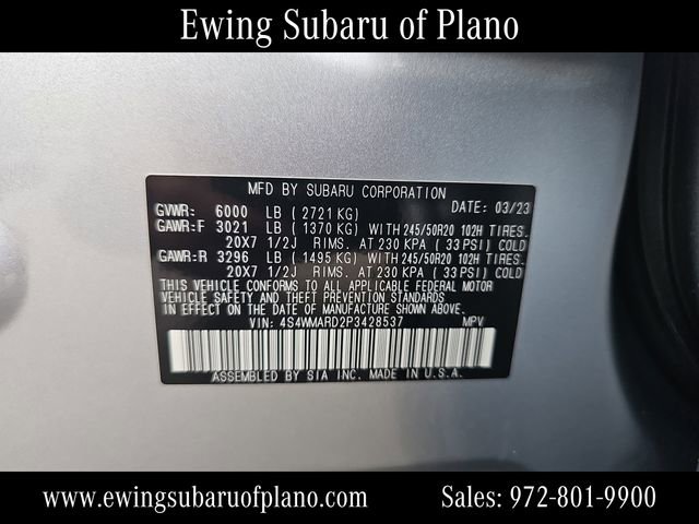 Used 2023 Subaru Ascent Limited w/ Technology Package image 29