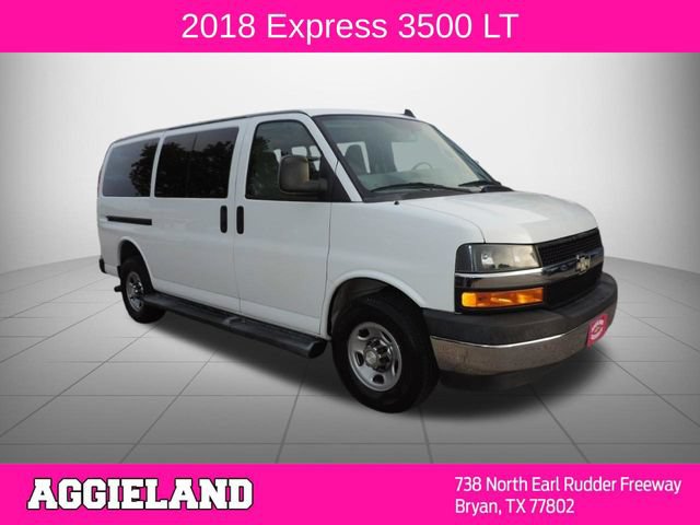 Used 2018 Chevrolet Express 3500 LT w/ LT Preferred Equipment Group RWD image 1