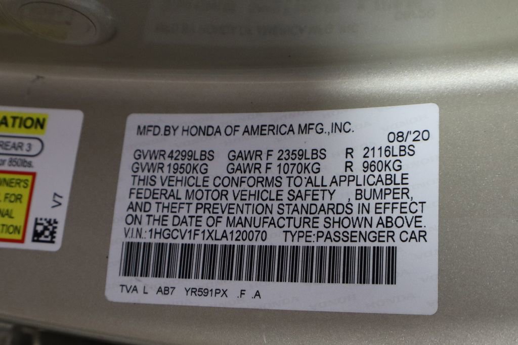 Used 2020 Honda Accord LX image 17