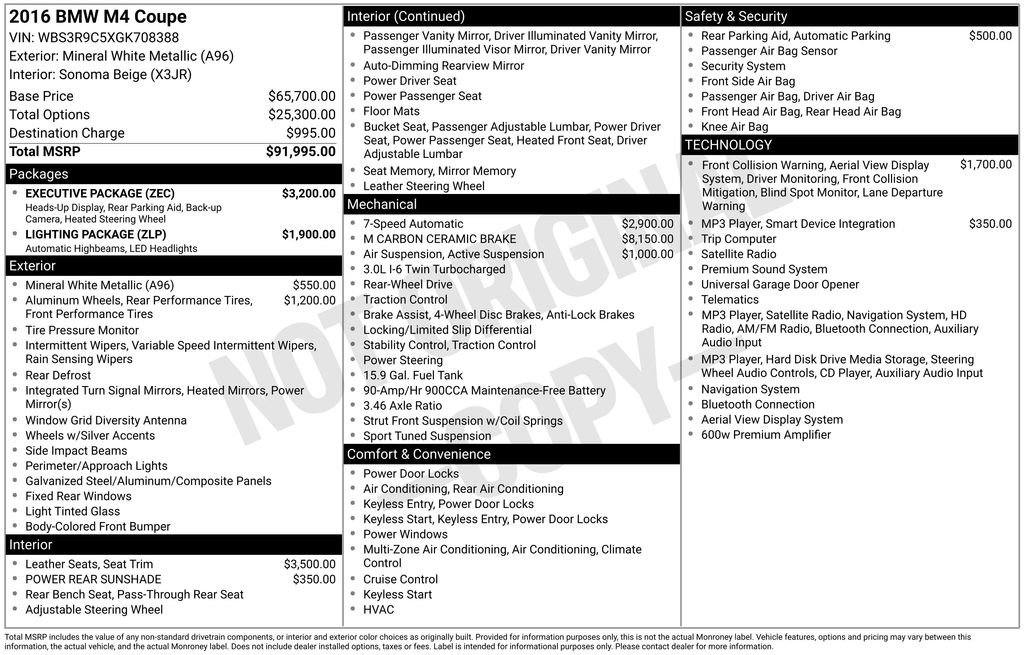 Used 2016 BMW M4 Coupe image 4