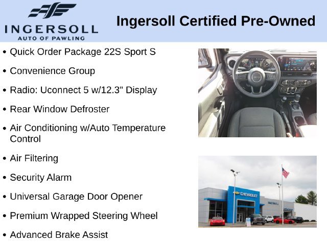 Used 2025 Jeep Wrangler Unlimited Sport AWD/4WD image 10