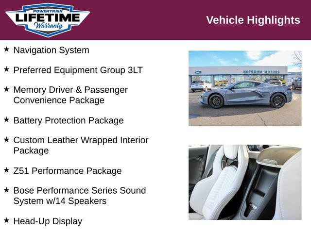 New 2025 Chevrolet Corvette Stingray Premium Cpe w/ Z51 Performance Package image 2
