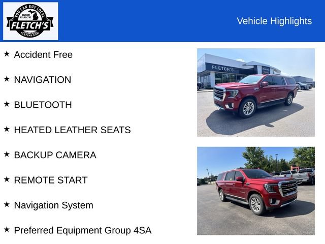 Used 2022 GMC Yukon XL SLT w/ SLT Luxury Package AWD/4WD video 2
