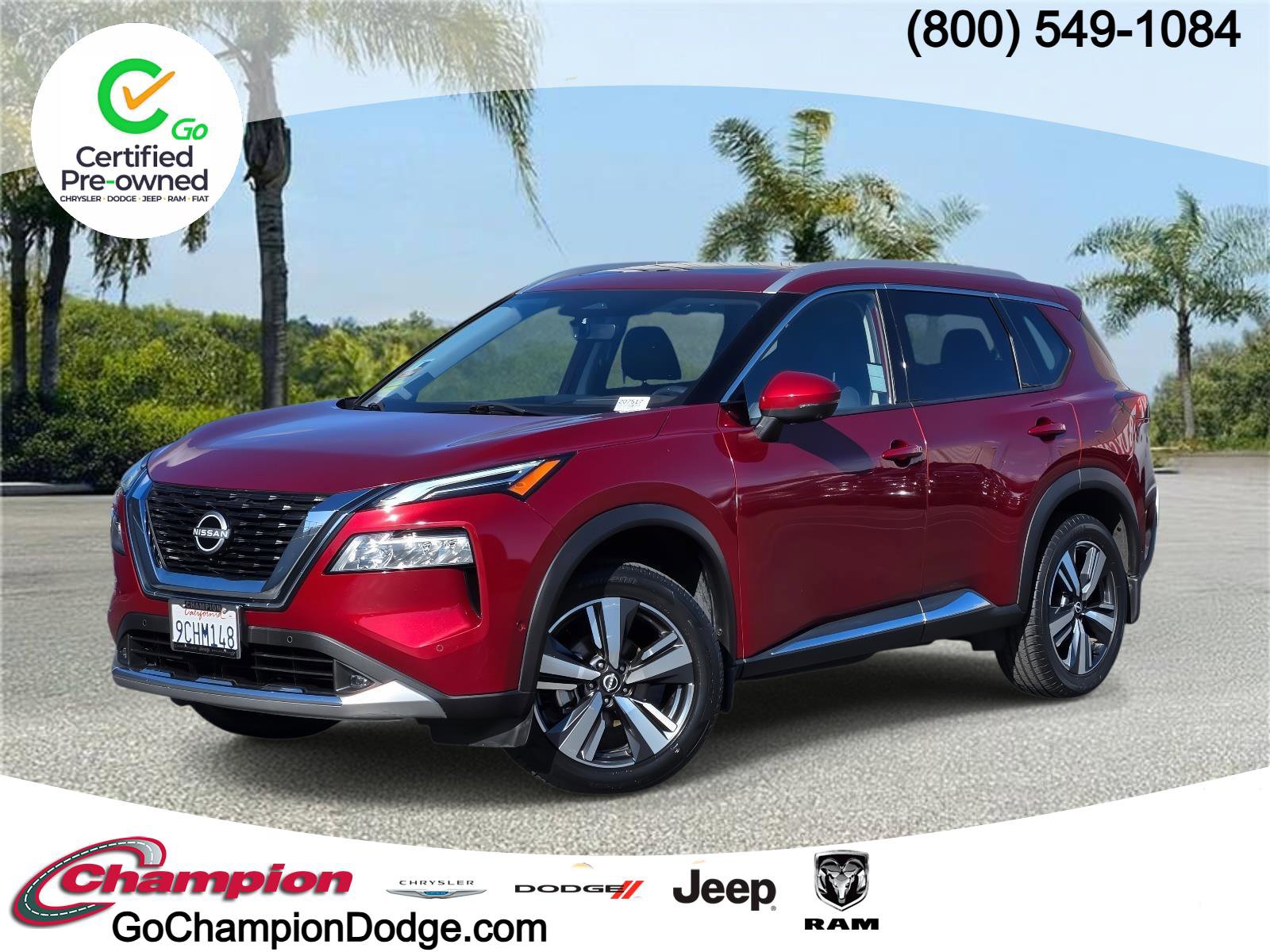 Used 2022 Nissan Rogue Platinum w/ Head-Up Display Package FWD image 1