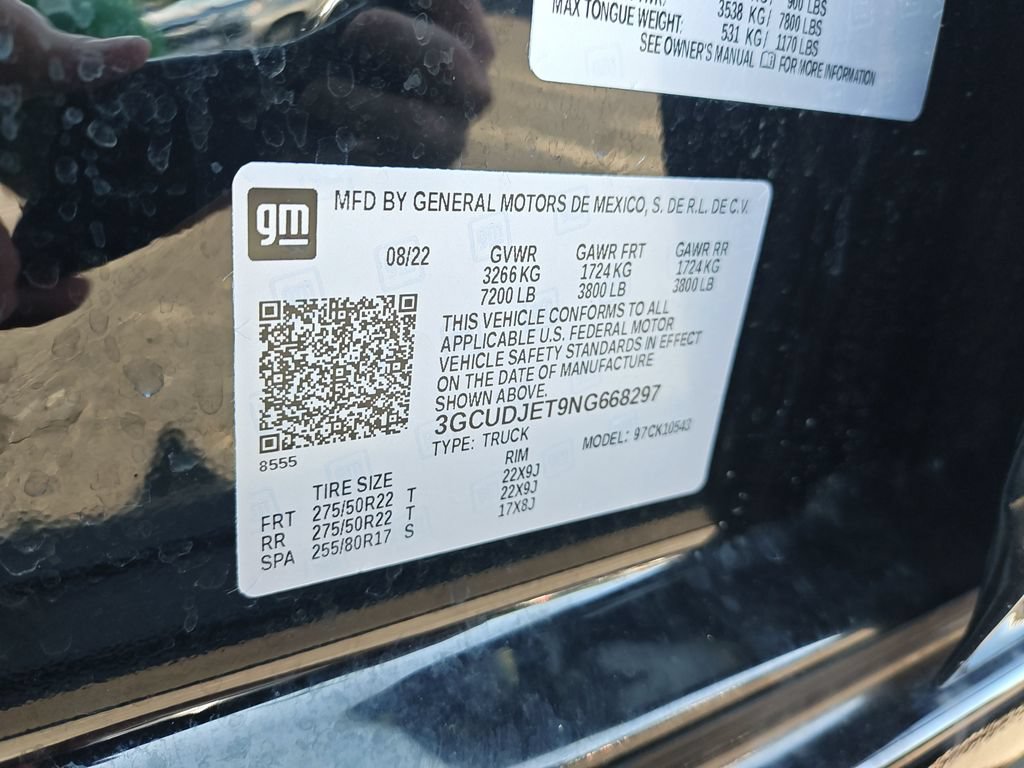 Used 2022 Chevrolet Silverado 1500 High Country AWD/4WD image 26
