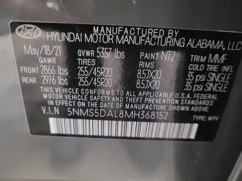 Used 2021 Hyundai Santa Fe Calligraphy w/ Cargo Package image 33