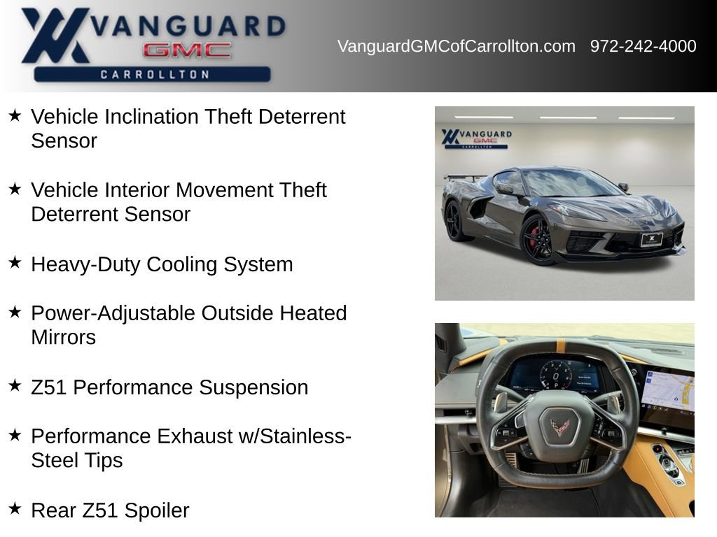 Used 2021 Chevrolet Corvette Stingray Preferred Cpe w/ Z51 Performance Package RWD image 12
