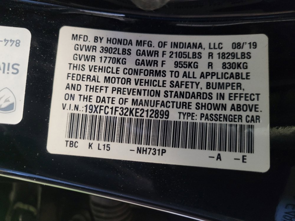 Used 2019 Honda Civic EX image 33