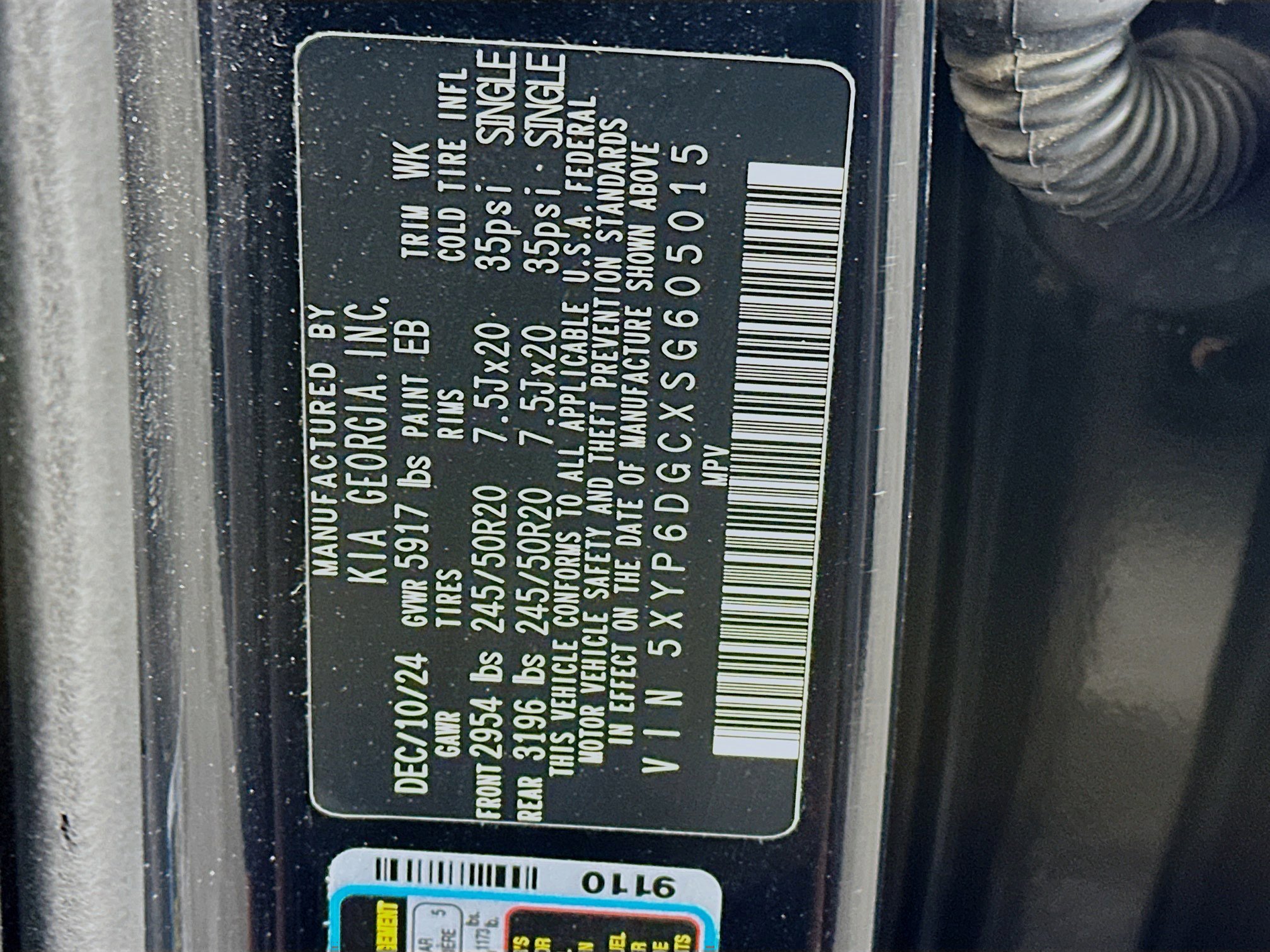 Used 2025 Kia Telluride S AWD/4WD image 12