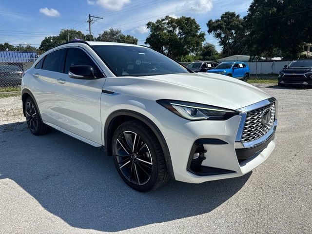 Used 2023 INFINITI QX55 Luxe w/ Cargo Package AWD/4WD video 1