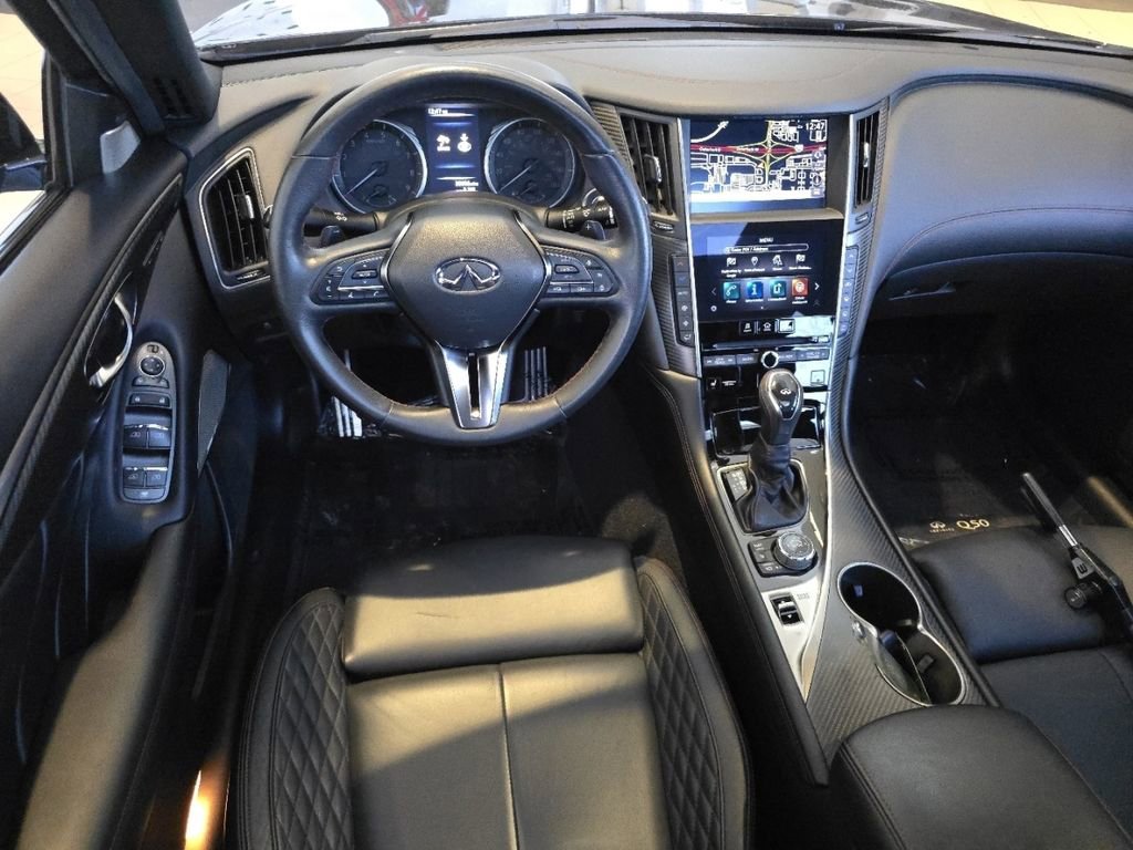 Used 2023 INFINITI Q50 Red Sport 400 w/ Black Opal Edition image 25