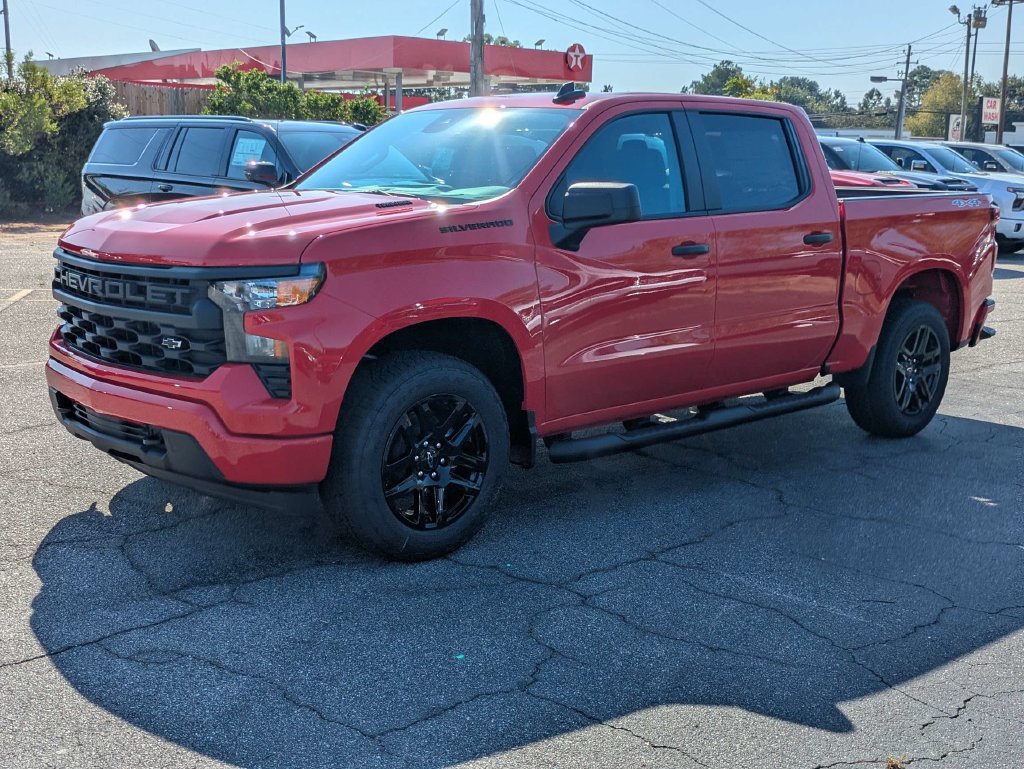 New 2026 Chevrolet Silverado 1500 Custom w/ Turbomax Blackout Package AWD/4WD image 8