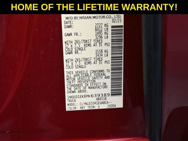 Used 2023 Nissan Frontier PRO-4X w/ Pro Convenience Package image 56