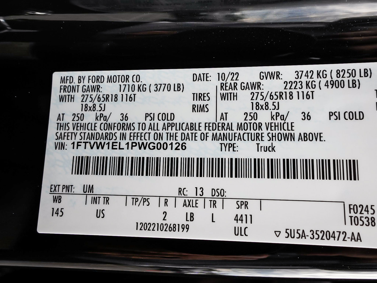 Used 2023 Ford F150 Lightning XLT AWD/4WD image 16