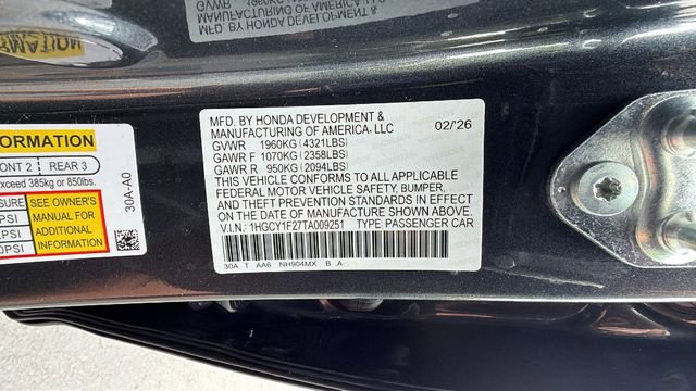 New 2026 Honda Accord LX image 33