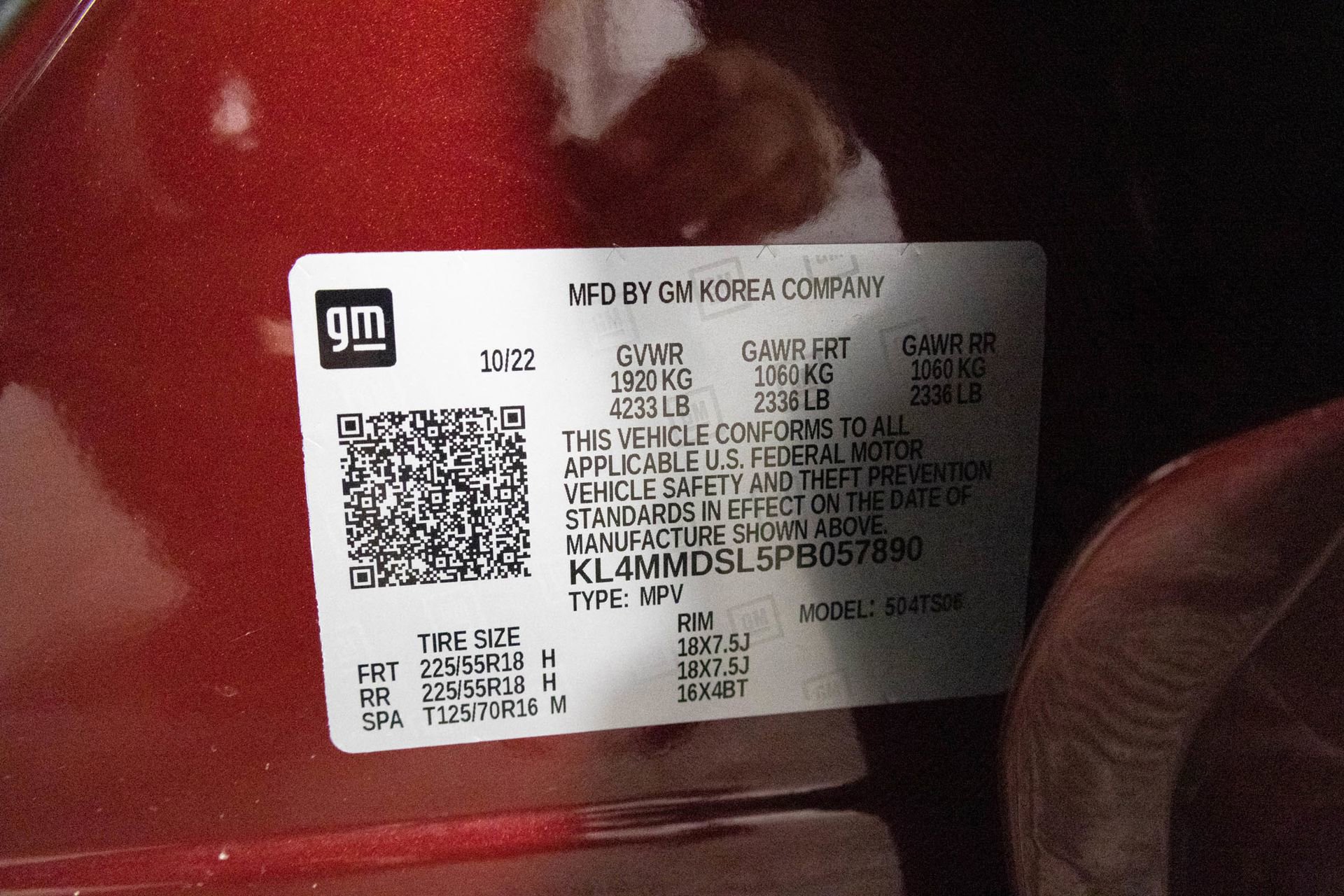 Certified 2023 Buick Encore GX Select w/ Sport Touring Package image 47