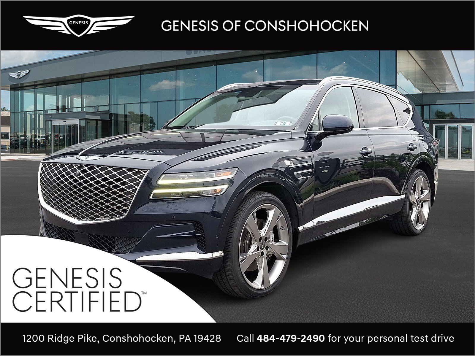 Certified 2023 Genesis GV80 3.5T w/ Prestige Package AWD/4WD image 1