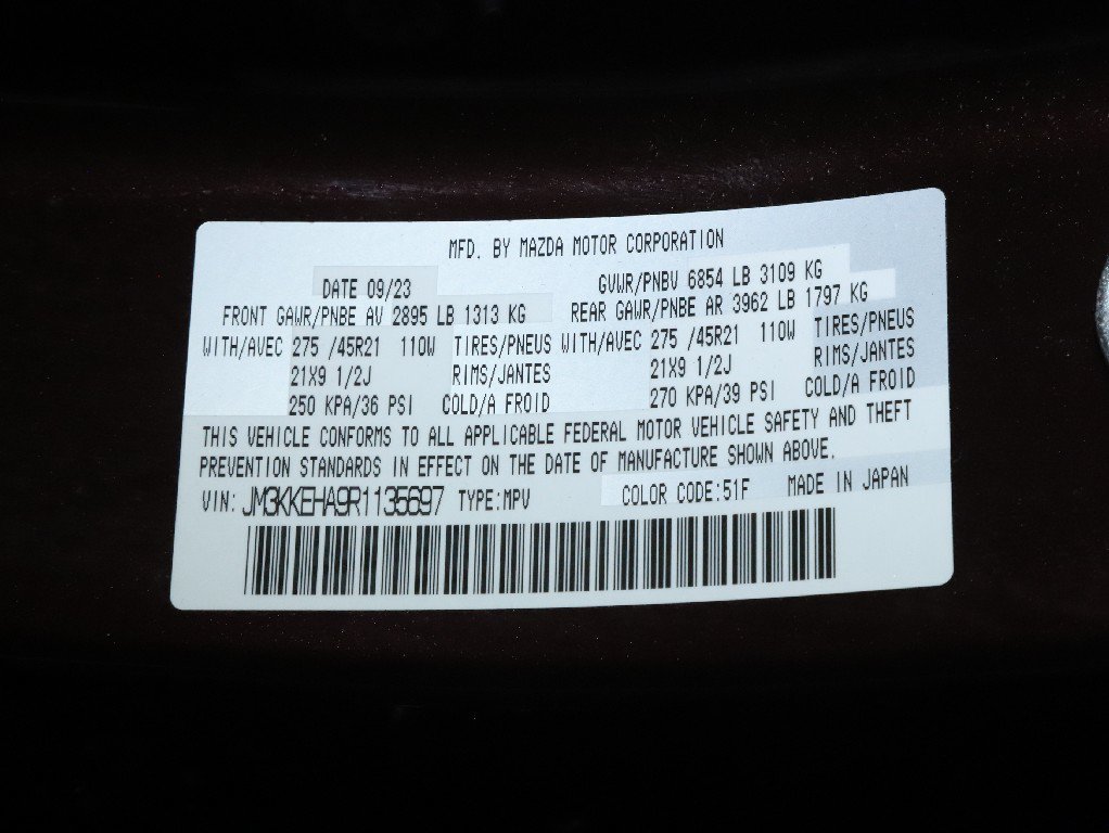 Used 2024 MAZDA CX-90 Plug-In Hybrid w/ Premium Plus AWD/4WD image 23