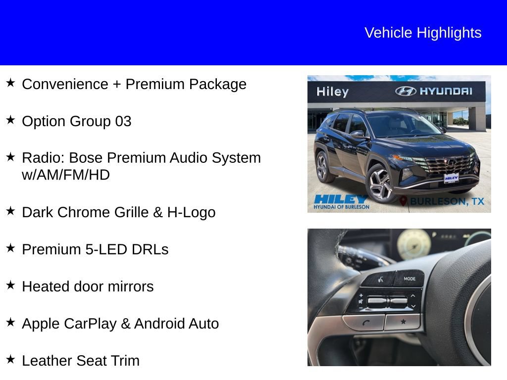 Used 2022 Hyundai Tucson SEL w/ Convenience + Premium Package FWD image 9