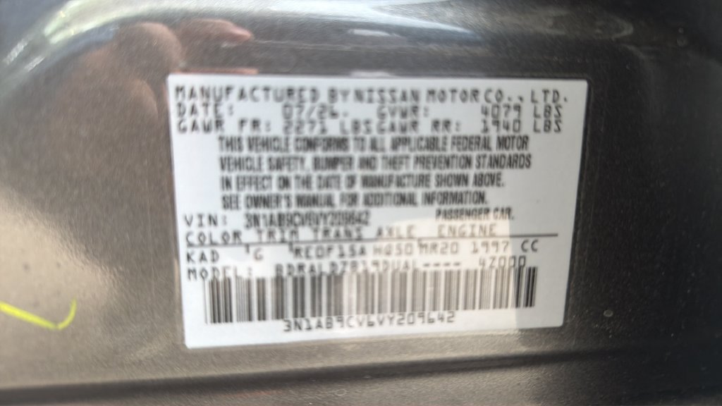 New 2027 Nissan Sentra SV w/ SV Convenience Package FWD image 18