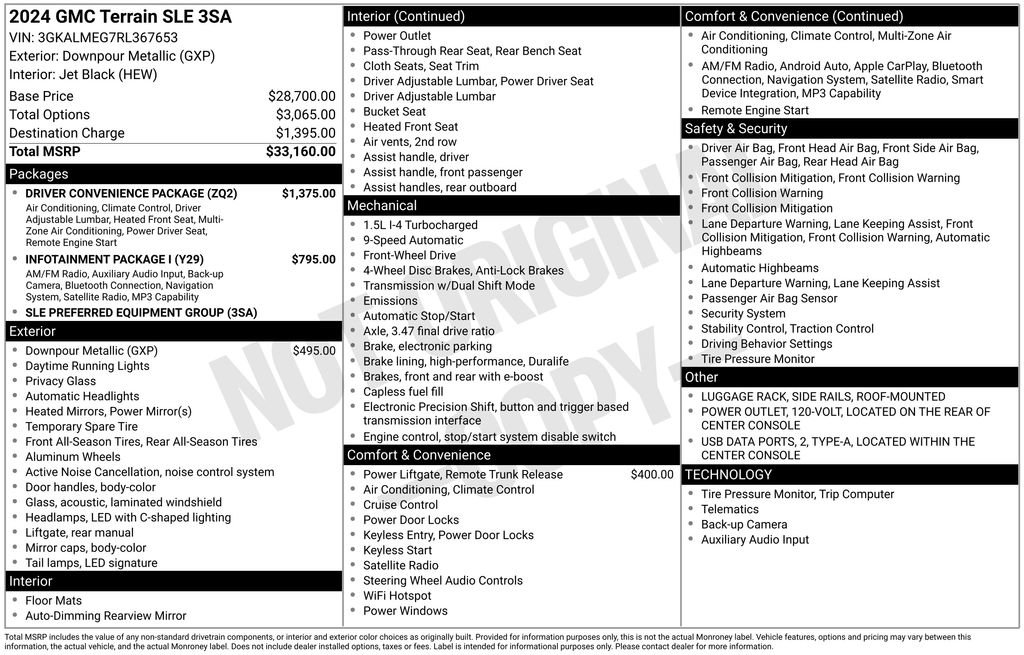 Used 2024 GMC Terrain SLE w/ Driver Convenience Package image 5