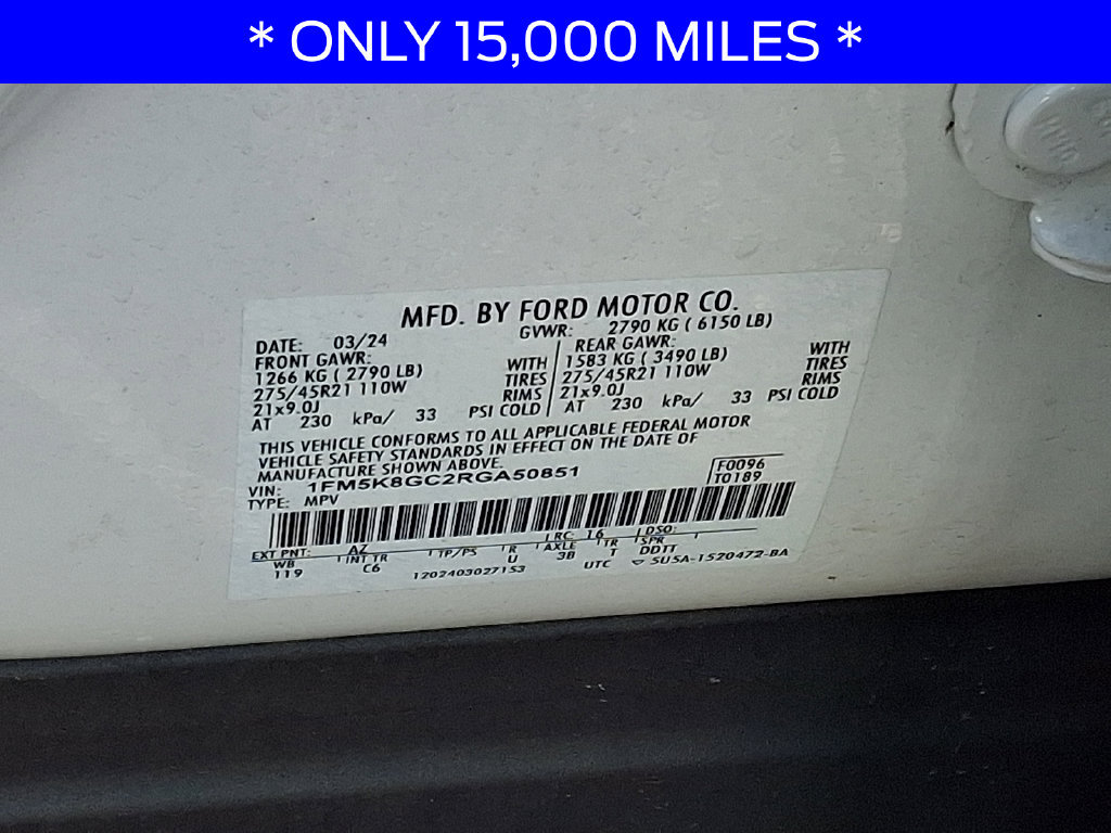 Used 2024 Ford Explorer ST w/ Equipment Group 401A AWD/4WD image 29