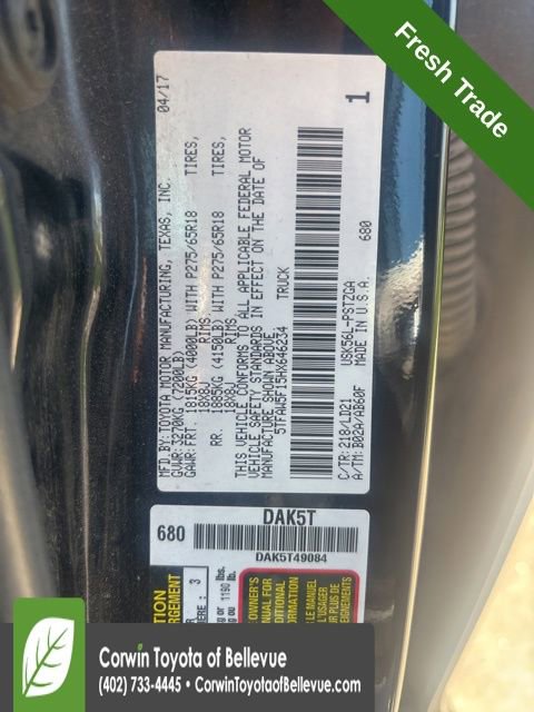 Used 2017 Toyota Tundra 1794 Edition w/ TRD Off Road Package AWD/4WD image 13