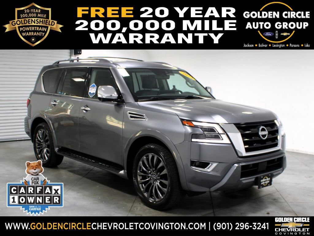Used 2024 Nissan Armada Platinum w/ Captain's Chairs Package