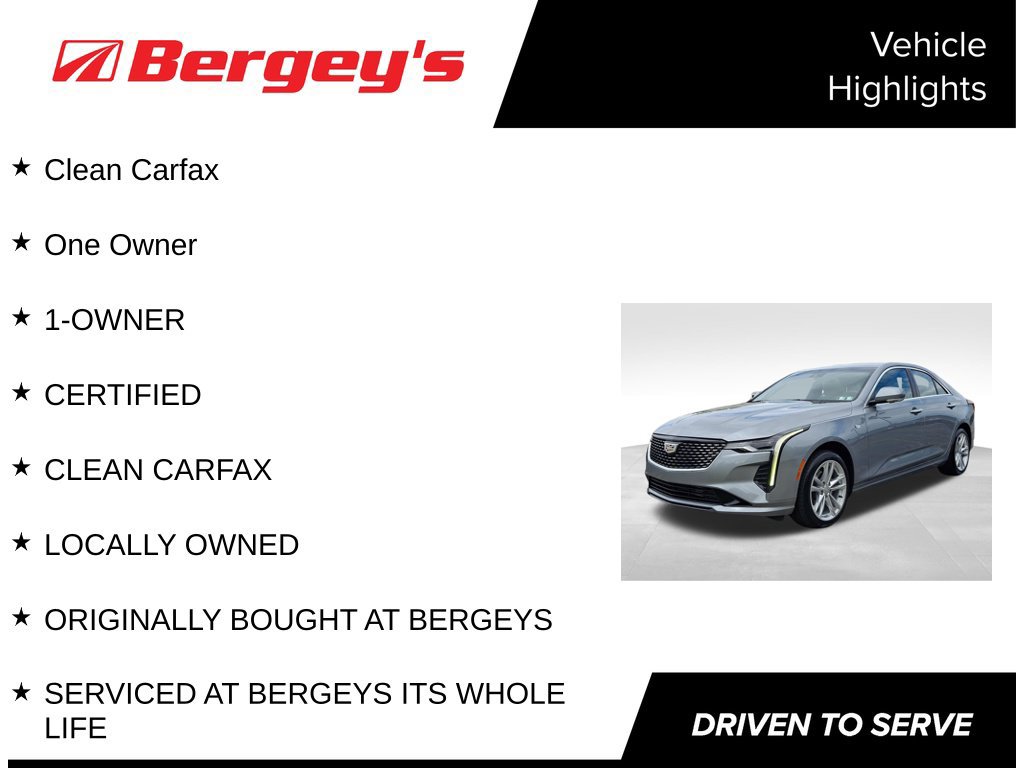 Certified 2023 Cadillac CT4 Luxury w/ Sun And Sound Package AWD/4WD image 4
