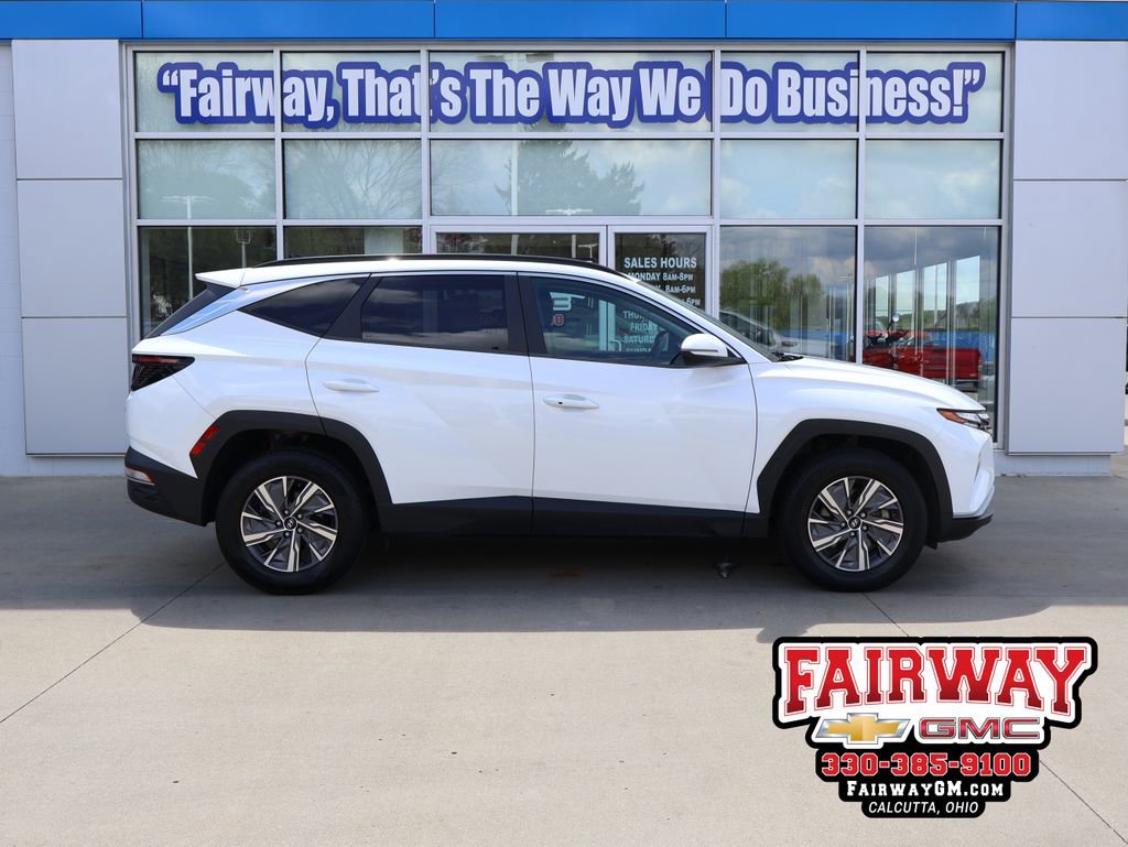 Used 2022 Hyundai Tucson Blue AWD/4WD image 1
